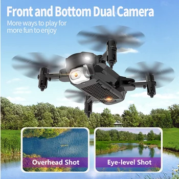 Naujausias Mini Kamera Drone 4K HD Aukštis Paspaudę Vieną Mygtuką Grįžti 720P Nuotolinio Valdymo Quadcopter Dron Žaislai, Dovanos Vaikams