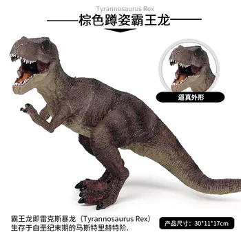 Juros periodo Modeliavimas Dinozaurų Modelis Tyrannosaurus Tupint Tyrannosaurus Modelis Plastikiniai Vaikų Žaislas Dinozauras Pav Apdaila