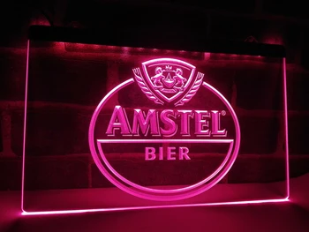 LA024 - Amstel Alaus Baras LED Neon Light Pasirašyti namų dekoro amatai