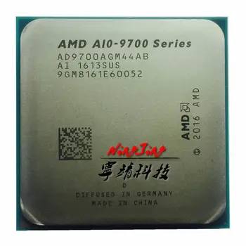 AMD A10-Series A10-9700 A10 9700 3.5 GHz Quad-Core CPU Procesorius AD9700AGM44AB Lizdas AM4