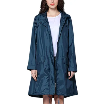Striukė paltą moteris plus size 2019 Moterų Lietaus Striukė Lauko Vėjo viršutiniai drabužiai, paltai striukės mados Atsitiktinis Palaidų ilgomis Rankovėmis