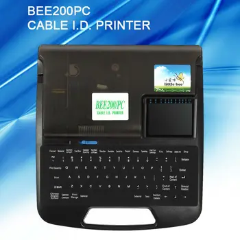 BEE200PC kabelis ID pritner Elektros laidais žymeklis Vielos spausdintuvo vamzdis spausdinimo mašina rėmelis spausdinimo mašina