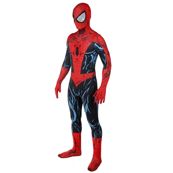 Deluxe Kokybės Dideli Akiniai Ultimate Cosplay Kostiumų Superhero Zenzai Kostiumas Helovinas 3D Spausdinimo Spandex Bodysuit Jumpsuit