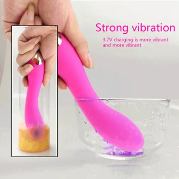 G Spot Vibratorius Vaginos Stimuliacija Įkrovimo Dildo Vibratorius su 10 Vibracijos Modelius Suaugusiųjų Sekso Žaislas, skirtas Moterų ir Pora