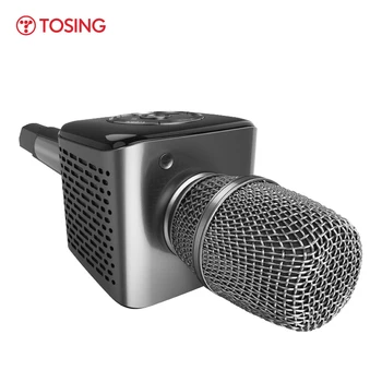 Tosing V1 mikrofonas išmanųjį telefoną HIFI bluetooth/FM/UHF /EOV/AUX IN/Ausinių Laikomo mobiliojo karaoke profesionalus mikrofonas