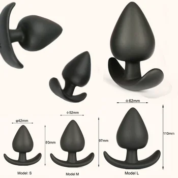 Silikono butt plug analinis kaištis anale granulių išangę dilator stimuliatorius analinio sekso žaislai moterims, pora seksualinės žaislai produktų suaugusiems