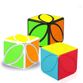 QiYi Mofangge Ivy Kubo Lapų Greitis Keistą Kubo Formos Twisty Magic Cube Fanxin Zcube Velnias Akių Versija Šuo Versija Stickerless