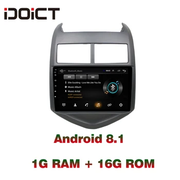 IDOICT Android 9.1 Automobilio DVD Grotuvas GPS Navigacija, Multimedia Už Chevrolet Aveo 2011-2013 Radijo car stereo wifi BT