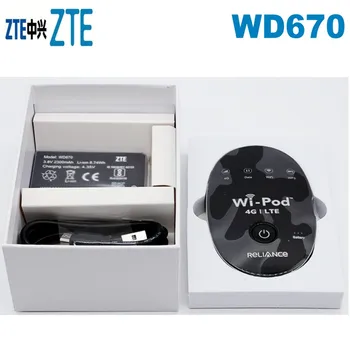 ZTE WD670 LTE Cat4 Mobilus WiFi Hotspot