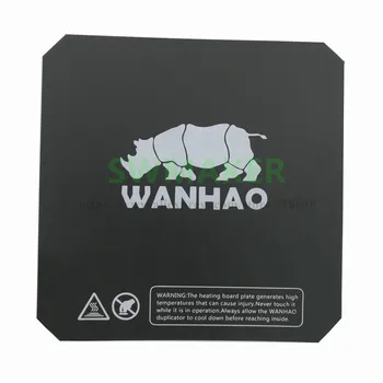 2vnt 220x220mm Wanhao i3 V2.1 3D spausdintuvą, atsarginės dalys spausdinti šildomos lova aplinkosaugos ¾enklelis, panašūs Buildtak i3 šildoma plokštė