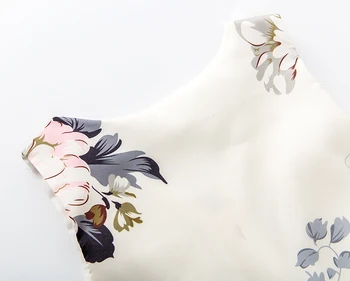 2020 m. Vaikams Drabužių Bamblys Merginos Gėlių Spausdinti Mygtuką Priekyje-line Suknelė Mergaitėms Suknelės Kelio Ilgis