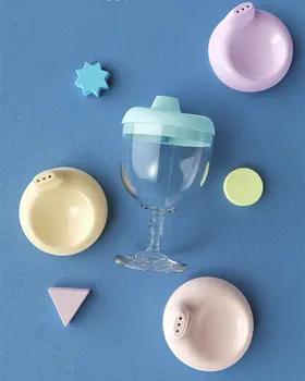 Anti-rudenį 2020 m. naujai Atvykusių Vaikų Kūrybos Vandens Puodelį Kūdikių Plastiko Goblet Sulčių, Pieno Puodelis Išmokti Gėrimų Puodeliai