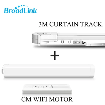 Broadlink Intelligient CM Wifi, Elektrinis Užuolaidų Variklis+3M Aliuminio Užuolaidų Geležinkelių Bėgių Nuotolinio Valdymo, kurias 