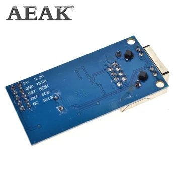 AEAK W5500 Ethernet tinklo modulis aparatūros TCP / IP 51 / STM32 mikrovaldiklių programų per W5100
