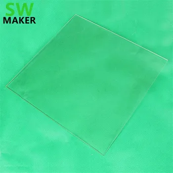 SWMAKER 3D spausdintuvą, borosilikatinio stiklo 255x210x3mm už Flyingbear dvasios 4 3D spausdintuvai – 3mm storio