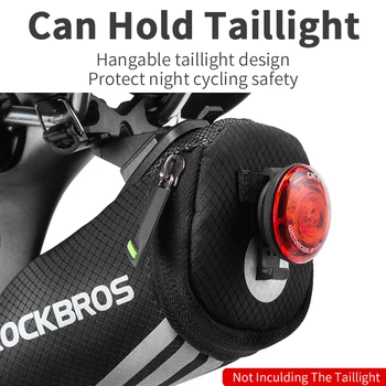ROCKBROS Dviračio Krepšys Nešiojamų Atspindintis Balno Pagalvių Uodega nuo balnelio iškyšos Nailono Dviračio Krepšys MTB Road Bike Bag Panniers Dviračių Priedų