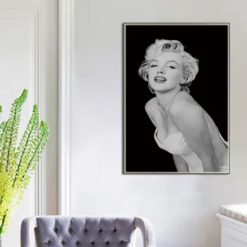 Šiuolaikinio Kino Žvaigždės Marilyn Monroe Naftos Tapyba Ant Drobės, Plakatų Ir Grafikos Cuadros Sienos Menas Nuotraukas Kambarį