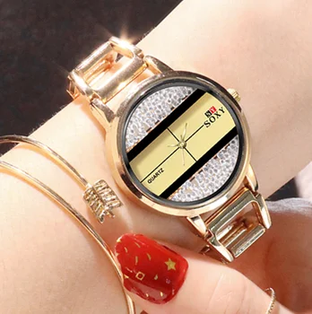 Feminino Relogio Unikalaus Dizaino, Kvarciniai Žiūrėti Naują Apyrankę Moterų Laikrodis Atsitiktinis Reloj 