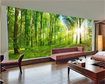 Beibehang Didelis užsakymą tapetai visą sceną visiškai fantastinis miško aukštos raiškos gamtos peizažai TV fono sienos