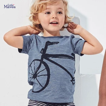 Mažai specialistė, vaikų 2020 metų vasaros nauji kūdikių berniukų drabužiai gyvūnų spausdinti markės trumpas rankovės marškinėliai berniukui tee viršūnės