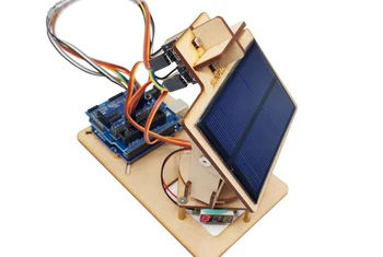 Smart Saulės Šviesos Stebėjimo Įranga, elektros Energijos Gamybos Montažinės Projekto Mažas Gamybos Arduino