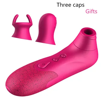 Naujas 3 dangteliai, Oralinis Seksas Klitorio Gyvis Liežuvio Sekso Žaislai Moterims, Spenelių Vibratorius Lyžis Žaislas consoladores vibradores sekso mašina.