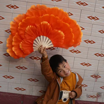 Kinų Vaikų Šokių Gerbėjas Vaikų Multi Layer Bijūnas Gėlių Šokių Vertus, Ventiliatorius Veiklos Rekvizitai Abanico Para Boda Abanico De Mano
