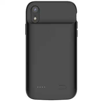 IPhone XR Baterija Atveju-Ultra Plonas Minkšto Silikono 5000 mAh Padengti Įkrovimo Banko Galia Atveju iPhone XR Baterija Atveju