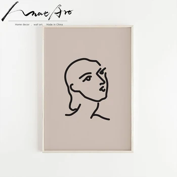 Picasso Matisse meno tapybos plakatas modernus minimalizmas ir Modernių namų apdailos drobė sienos meno Smėlio anotacija plakatas
