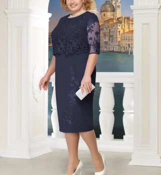 2019 Prekės ženklo Plius Dydis XXXXXL Vasaros Suknelė Karšto Mados Elegantiškas, Seksualus Nėriniai Susiuvimo Didelio Dydžio Suknelė Office Lady 