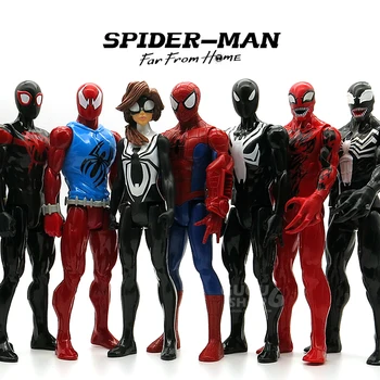 Stebuklas Keršytojas Ultimate Spider-Man Titan Serijos Herojus Žmogus-Voras Geležies Žmogus-Voras Toli Nuo Namų Veiksmų Skaičius, Lėlės, Žaislai Berniukas