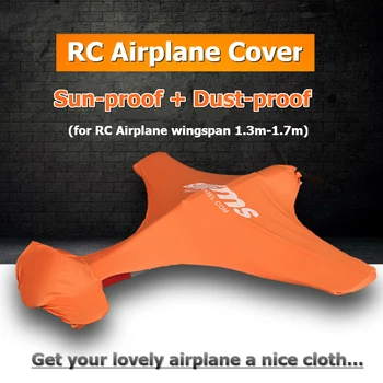 TRS Sukurta RC Lėktuvo Modelio Lėktuvas Orlaivių Apsaugine danga Audinys Saulės Skydas Orange Dulkėms Sun-proof