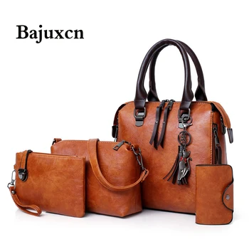 4PCS/ nauja ponios rankinėje aukštos kokybės tendencija pečių maišą laisvalaikio krepšys metalo kutas maišelį dizaineris prekės paketas
