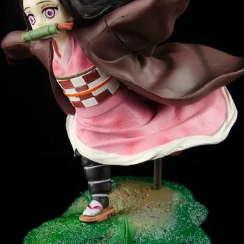 Kimetsu nr. Yaiba Nezuko Veikia PVC Veiksmų Skaičius, Modelis Žaislas 130mm Demon Slayer Nezuko Anime Statulėlės Mielas Žaislai