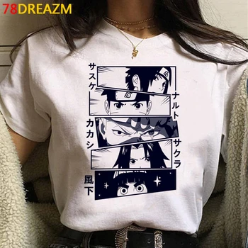 Naruto Akatsuki Sasuke Itachi marškinėliai vyrams harajuku harajuku kawaii pora vintage ulzzang marškinėlius grafinis tees moterims