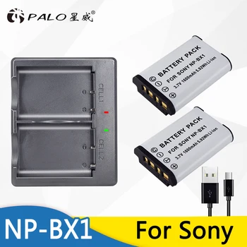 NP-BX1 baterija Sony baterijų kroviklis sony np-bx1 np bx1 baterija NP-BX1 HDR-AS200v AS15 AS100V DSC-RX100 X1000V WX350