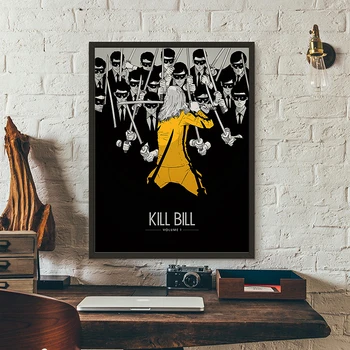 Sienos Menas Drobė Kill Bill Vol.1 Plakatas Nuotraukas ir Plakatų Ir Spausdina Kambarį Modernios Sienos Artdecor