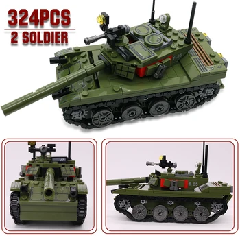 756pcs Karinės įrangos pardavimas, biuro įrangos Bakas Blokai Armijos Veiksmų Skaičiai Pagrindinis Tankas Transporto priemonės Modelio Vaikų Švietimo Žaislai