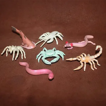 Pvc pav Modeliavimas vabzdžių ropinėja jūros gyvūnų modelio žaislas omaras voras, krabas kalmaras