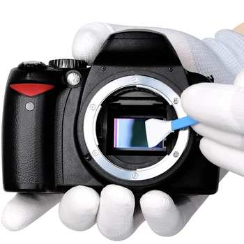 DSLR Fotoaparato Jutiklio Valymo Tamponų Rinkinys 12pcs Skystąjį Valiklį, Sprendimas, skirtas 