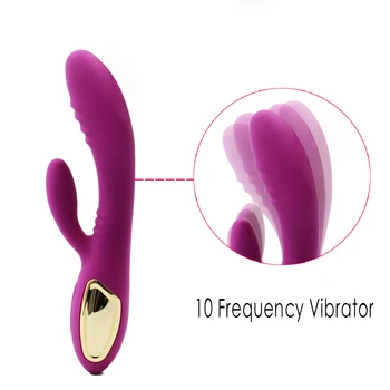 USB Įkrovimo Dildo Vibratorius G Spot Makšties Klitorio Stimuliacija Orgazmas Silikoniniai Vibratoriai Erotinis Sekso Žaislai Moterims, Sekso Parduotuvė