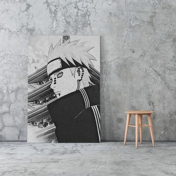 Sienos Menas Namų Apdailos Drobė Spausdinti Tapybos Modulinės Grainys Prasme Naruto Anime Nuotrauką Plakatai Šiuolaikinio Gyvenimo Kambario, Be Rėmelio