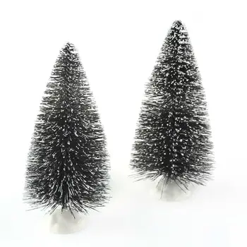 5vnt Mini Kedro Medžio Miniatiūriniai Ornamentu Kalėdų Žiemos Atostogų Šalis Kalėdos Dekoras