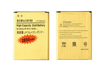10vnt/daug 2850mAh B500BE B500AE Aukso Li-ion Bateriją, Skirtą Samsung Galaxy S4 S 4 IV mini I9190 I9192 I9195 I9198