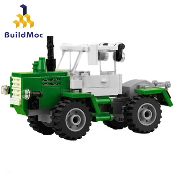 BuildMoc Klasikinis Senosios Traktoriaus Automobilį Pastato Blokas Technic 