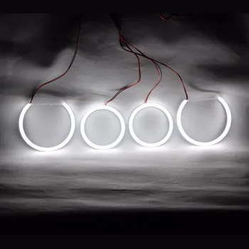 Angel Eyes Medvilnės LED Šviesos Žibintai Veikia Šviesos DRL posūkių Žibintas BMW E90 E60 E61 E82 E88 E87
