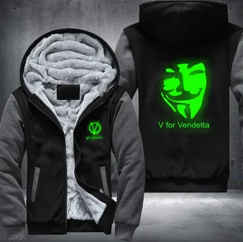 Naujas Žiemos V for Vendetta Mask 