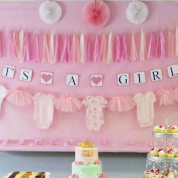 5vnt Mini Tutu Vestuvių vaikas pirmojo Gimtadienio, vestuvių Baby Shower berniukas mergaitė Lyčių Atskleisti gėlių tortas Stalo Puošmena apdaila