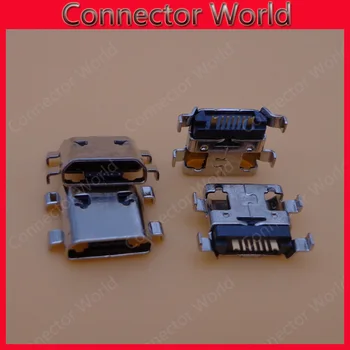 100vnt/daug Bendrų Naujas DC Maitinimo Lizdas Micro USB LIZDAS Uosto Kištukinis sujungiklis įkrovimo lizdas Samsung Galaxy S3 Mini i8190
