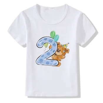 Vaikai Juokingi marškinėliai Atsitiktinis Vaikų Vasaros Viršūnių Skaičius, Print T-shirt Berniukų Drabužiai CT-1997